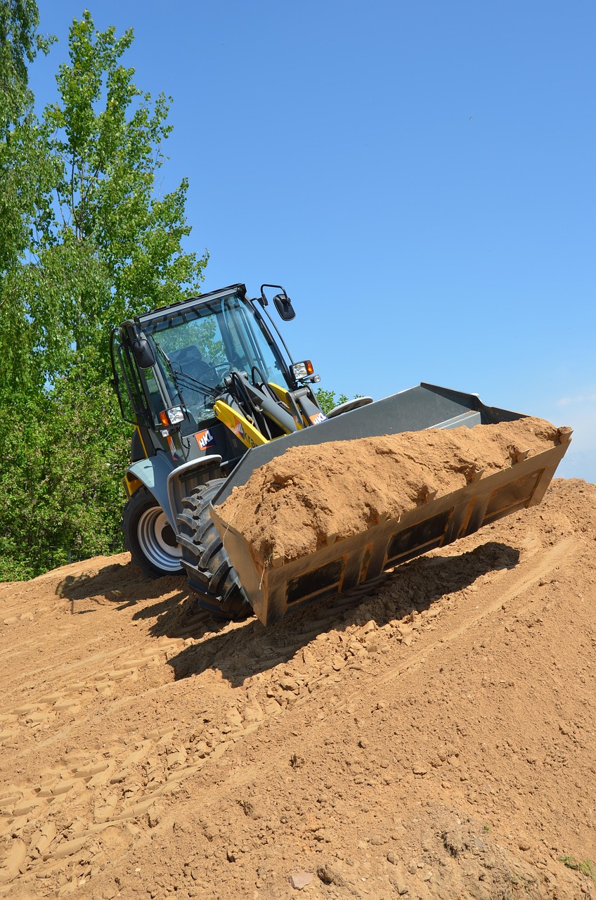excavator, equipment, building, business, work, robots, excavations